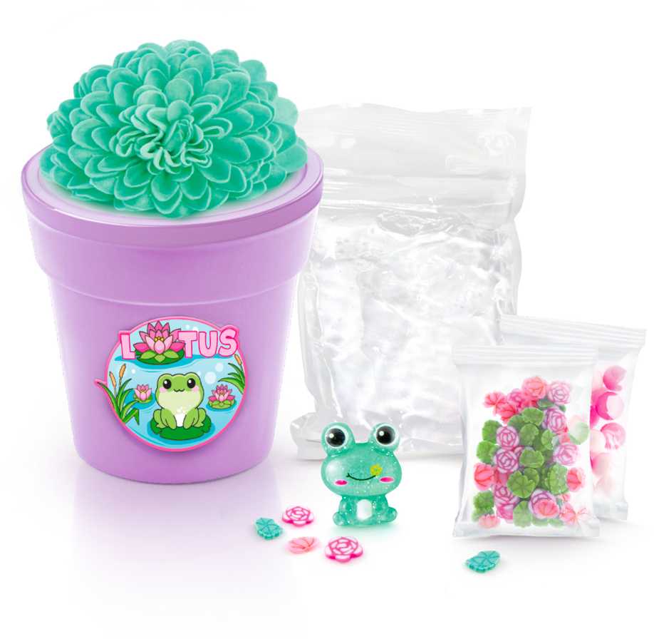 SO SLIME Kūrybinis gleivių rinkinys „Gėlių vazonėlis“
