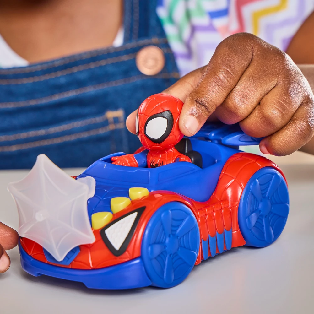 SPIDER-MAN AVENGERS IRON MAN AND HIS AWESOME FRIENDS Transporto priemonių rinkinys, 3 vnt.