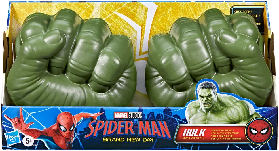 SPIDER-MAN ŽMOGUS-VORAS Naujos dienos vaidmenų žaidimas Hulk Gama Smash