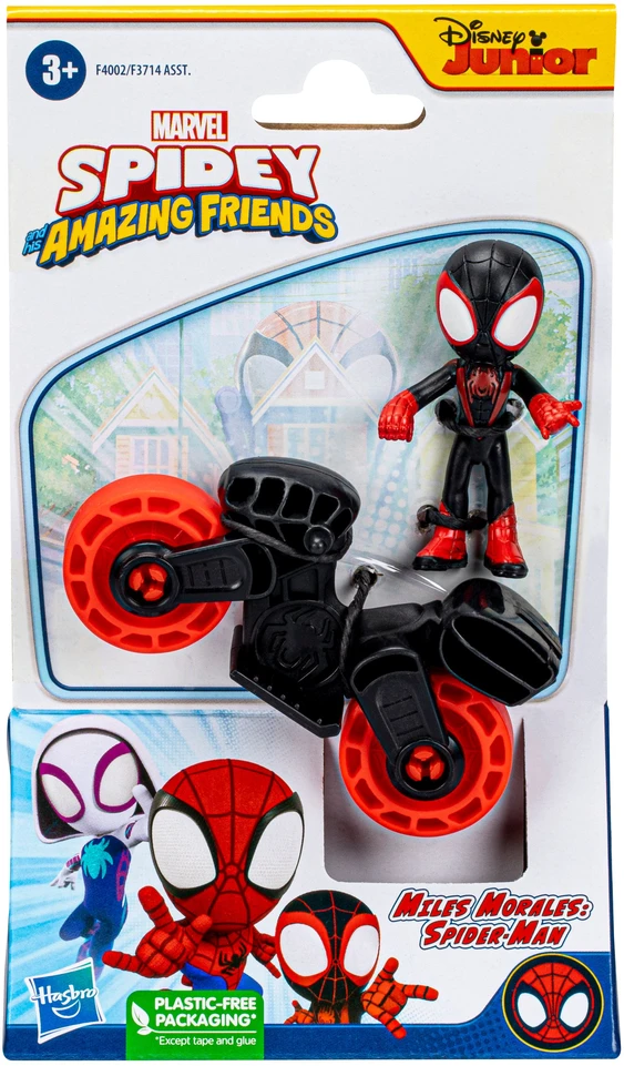 SPIDER-MAN playset Bike And Figure 6 cm