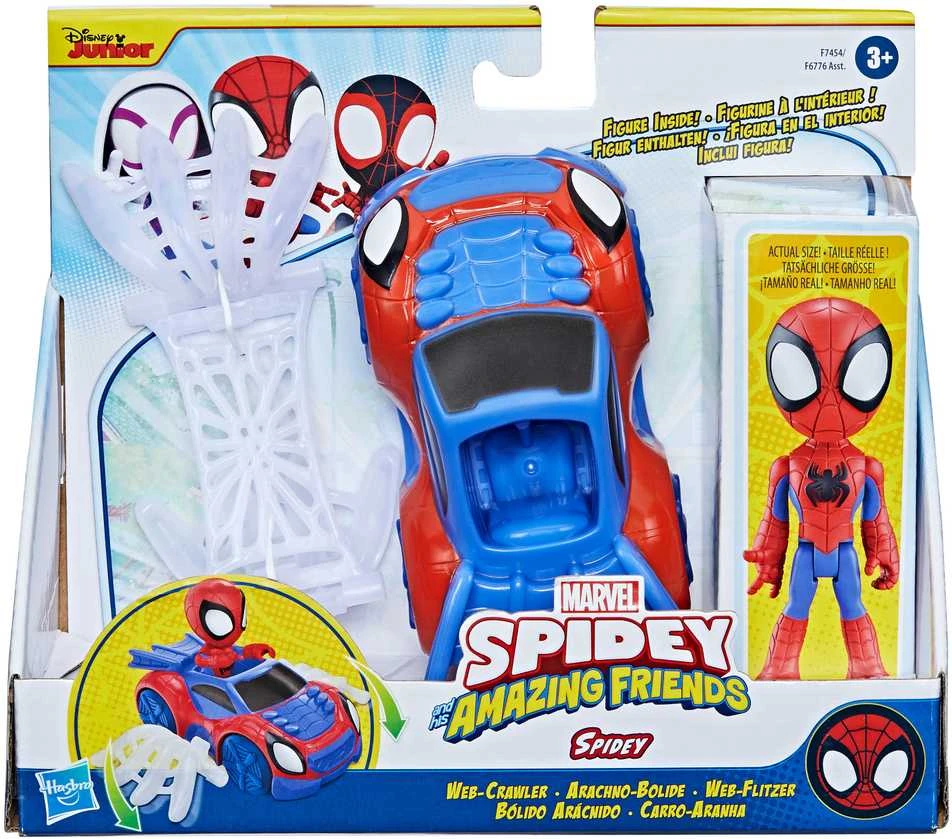 Hasbro SPIDER-MAN SPIDEY AND HIS AMAZING FRIEND Figūrėlė su transporto priemone