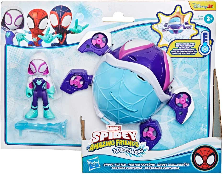 Hasbro SPIDER-MAN SPIDEY AND HIS AMAZING FRIENDS Vandens transporto priemonė su figūrėle