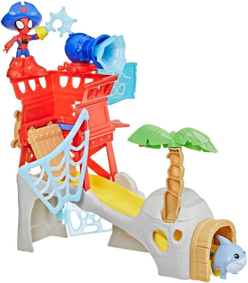 Hasbro SPIDER-MAN SPIDEY AND HIS AMAZING FRIENDS Rinkinys „Žmogaus-voro sala“