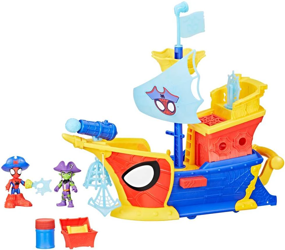 Hasbro SPIDER-MAN SPIDEY AND HIS AMAZING FRIENDS Rinkinys „Superherojų laivas“
