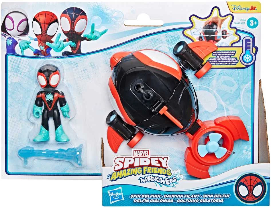 Hasbro SPIDER-MAN SPIDEY AND HIS AMAZING FRIENDS Vandens transporto priemonė su figūrėle
