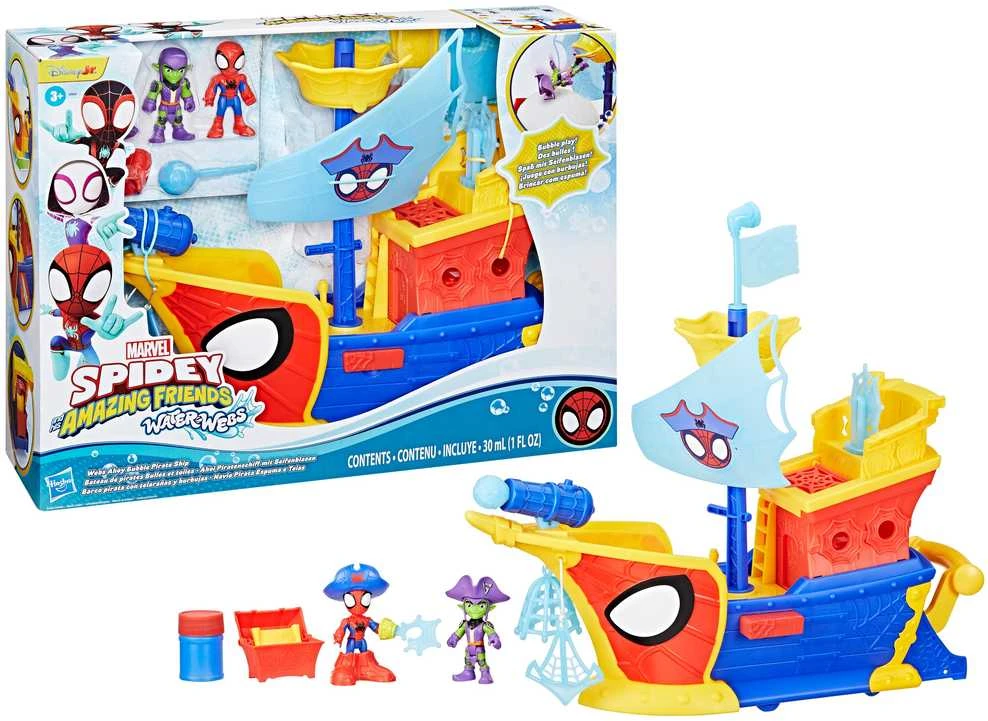 Hasbro SPIDER-MAN SPIDEY AND HIS AMAZING FRIENDS Rinkinys „Superherojų laivas“