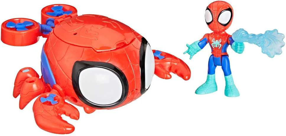 Hasbro SPIDER-MAN SPIDEY AND HIS AMAZING FRIENDS Vandens transporto priemonė su figūrėle