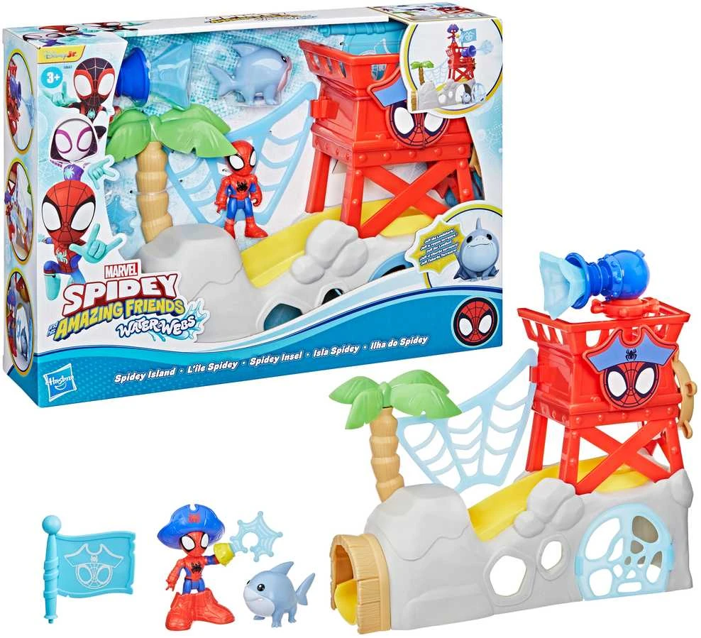 Hasbro SPIDER-MAN SPIDEY AND HIS AMAZING FRIENDS Rinkinys „Žmogaus-voro sala“