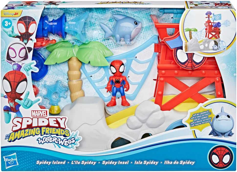 Hasbro SPIDER-MAN SPIDEY AND HIS AMAZING FRIENDS Rinkinys „Žmogaus-voro sala“