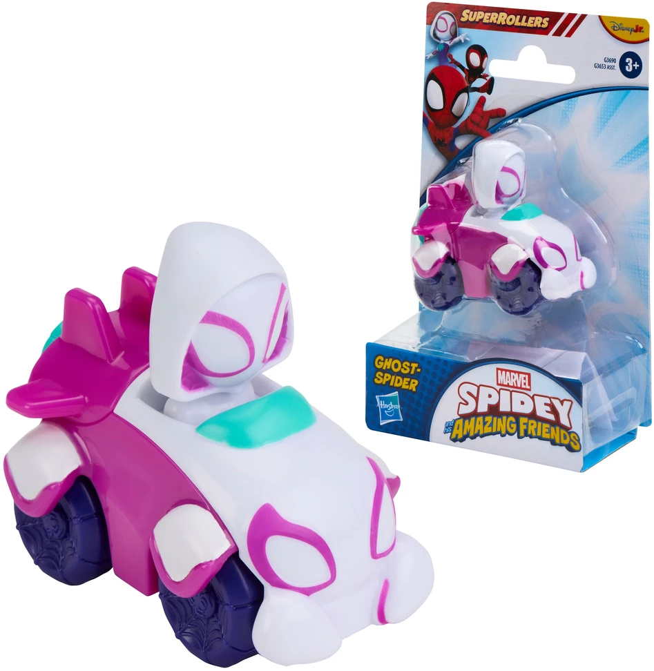 SPIDER-MAN SPIDEY AND HIS AMAZING FRIENDS Figūrėlė „Super rollers“