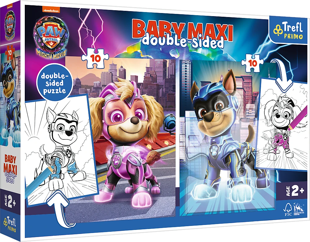 PAW PATROL TREFL Baby maxi dėlionė „Kiaulytė Pepa", 10x2 det.