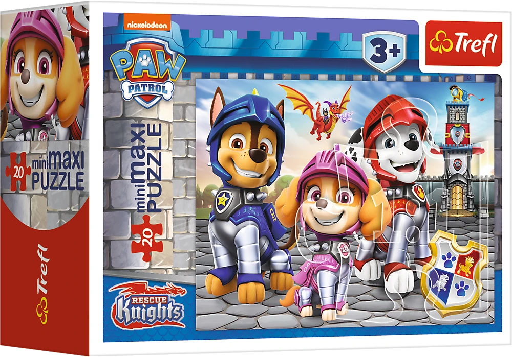TREFL Mini Maxi dėlionė „Šuniukai-patruliai" 20 det.