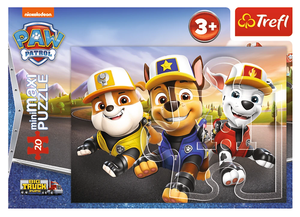 TREFL Mini Maxi dėlionė „Šuniukai-patruliai" 20 det.