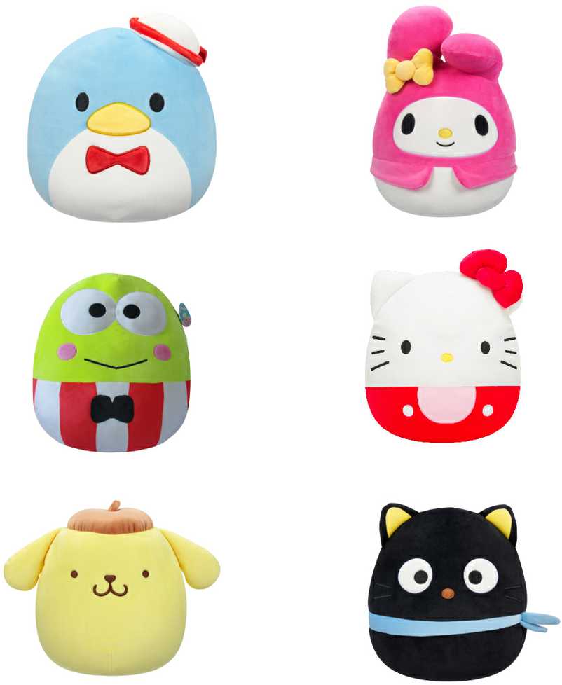 SQUISHMALLOWS HELLO KITTY W18 Pliušinis žaislas, 20 cm