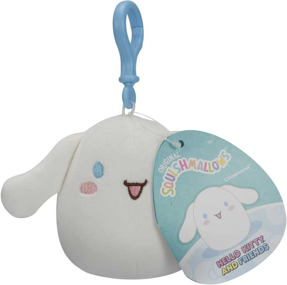 SQUISHMALLOWS HELLO KITTY W20 Prisegamas pliušinis žaislas, 8 cm