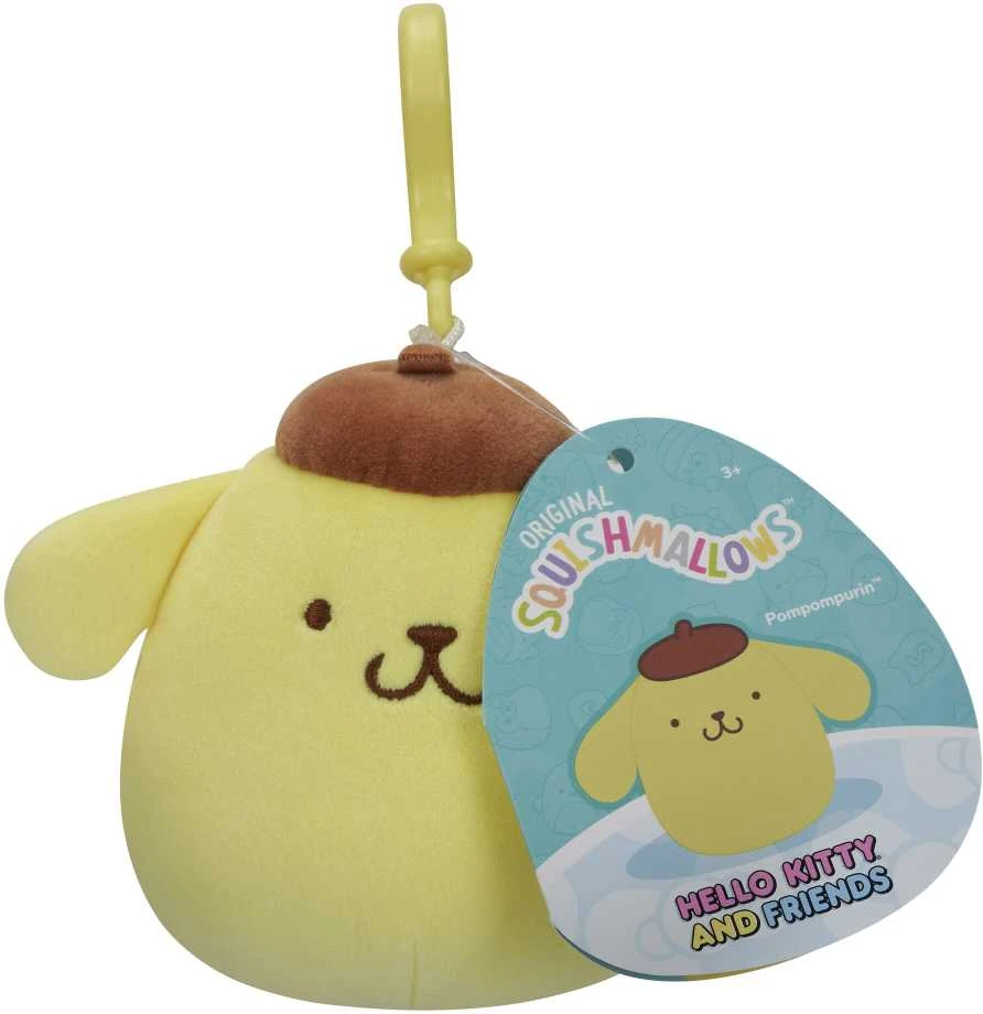 SQUISHMALLOWS HELLO KITTY W20 Prisegamas pliušinis žaislas, 8 cm