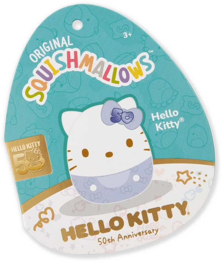 SQUISHMALLOWS HELLO KITTY W21 Pliušinis žaislas EMBOSSED BOWS, 20 cm