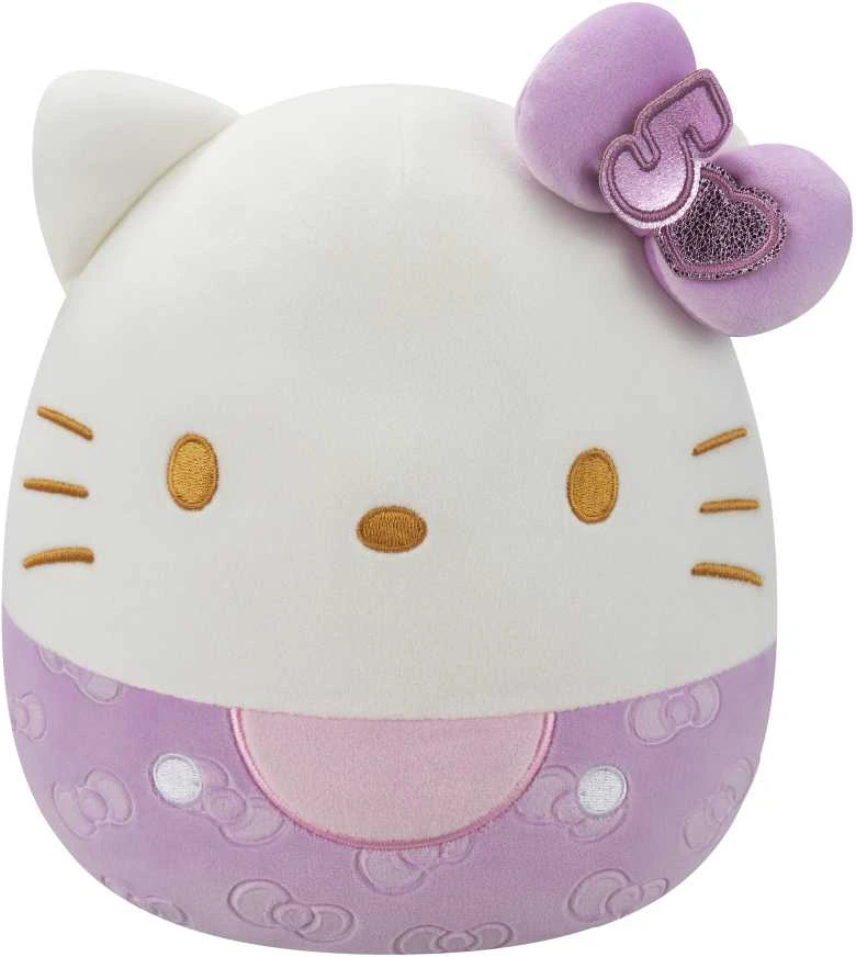 SQUISHMALLOWS HELLO KITTY W21 Pliušinis žaislas EMBOSSED BOWS, 20 cm aprašymas - Prekės nuotrauka