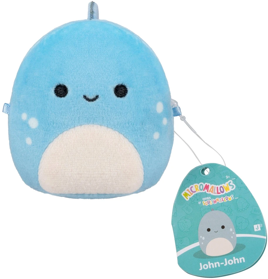 SQUISHMALLOWS Paslaptingas pliušinis gyvūnėlis „Micromallows“, 6 cm