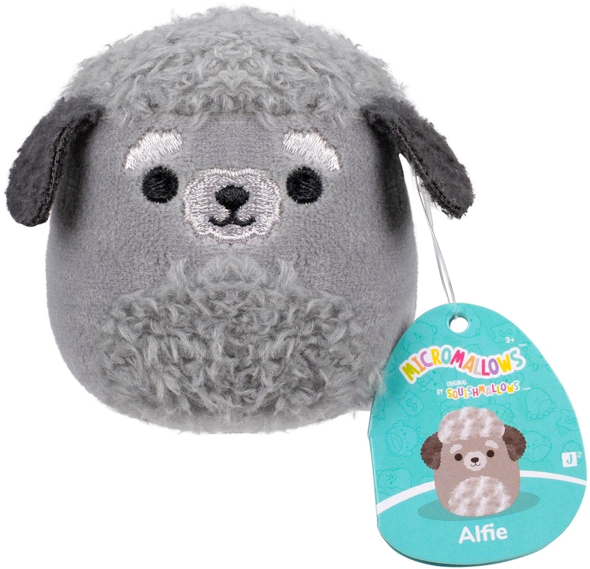 SQUISHMALLOWS Paslaptingas pliušinis gyvūnėlis „Micromallows“, 6 cm