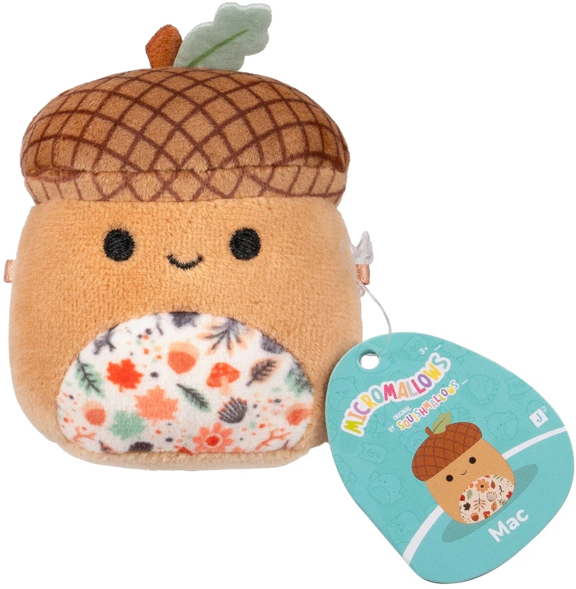 SQUISHMALLOWS Paslaptingas pliušinis gyvūnėlis „Micromallows“, 6 cm