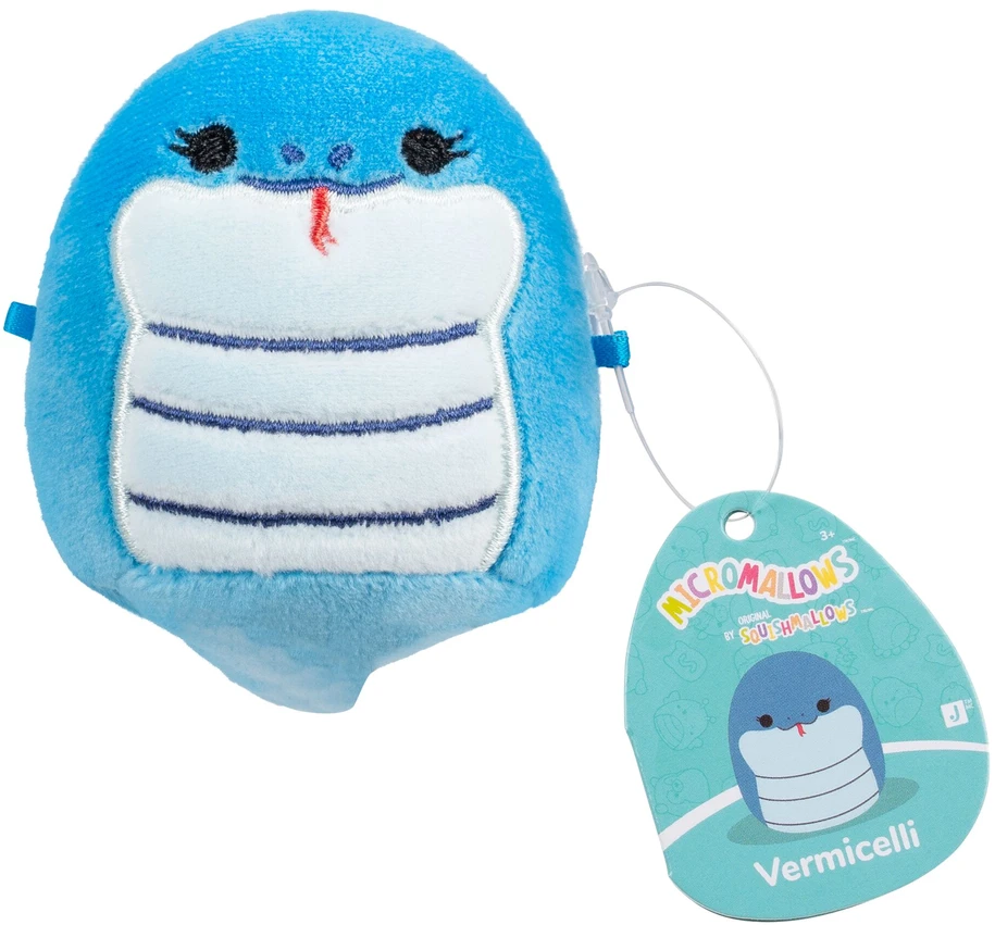 SQUISHMALLOWS Paslaptingas pliušinis gyvūnėlis „Micromallows“, 6 cm