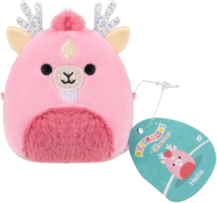 SQUISHMALLOWS Paslaptingas pliušinis gyvūnėlis „Micromallows“, 6 cm
