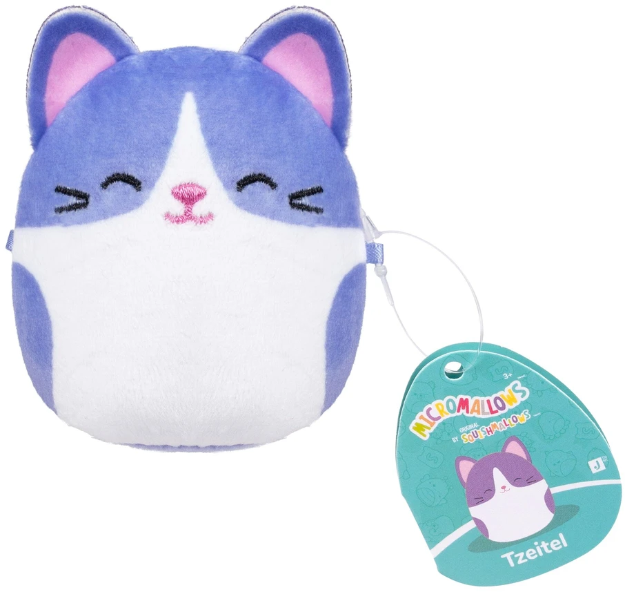 SQUISHMALLOWS Paslaptingas pliušinis gyvūnėlis „Micromallows“, 6 cm