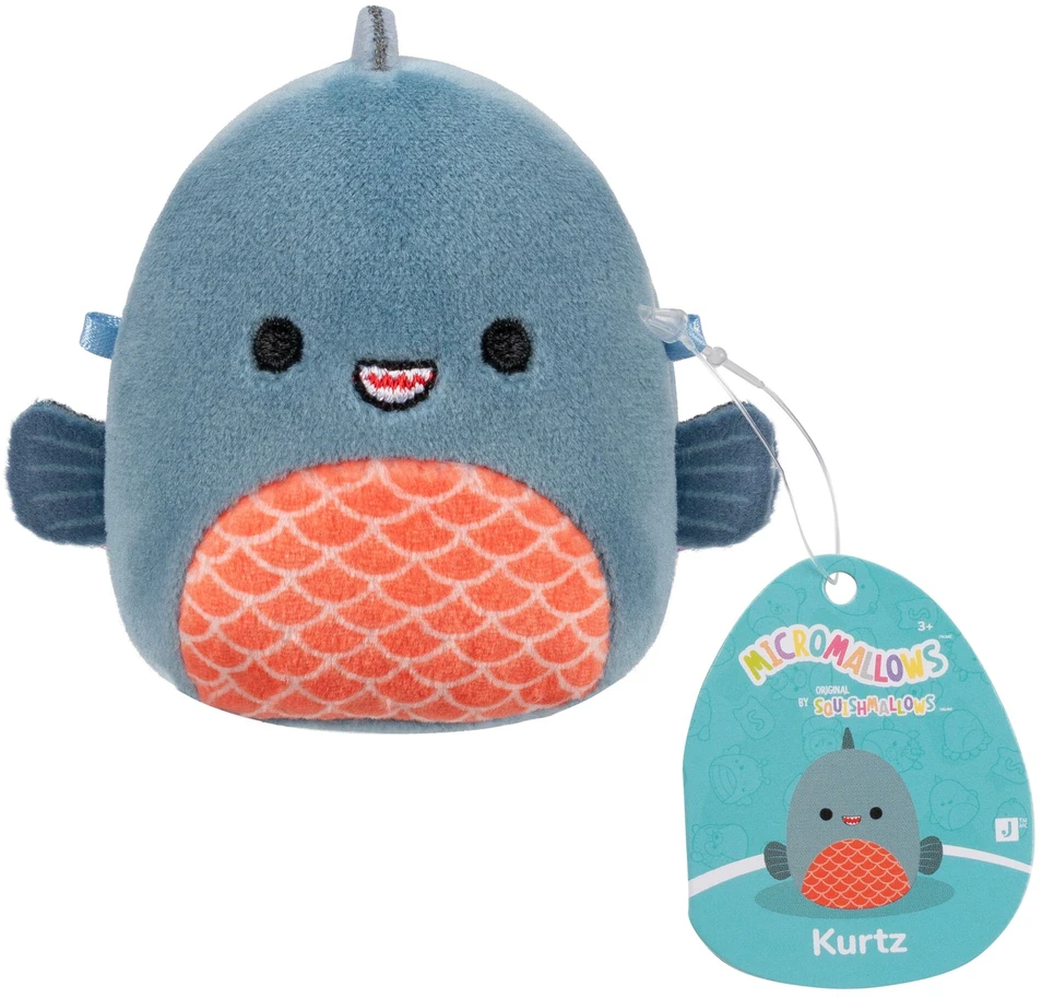 SQUISHMALLOWS Paslaptingas pliušinis gyvūnėlis „Micromallows“, 6 cm
