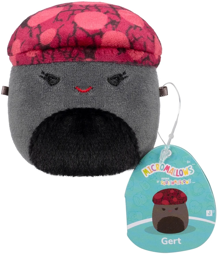 SQUISHMALLOWS Paslaptingas pliušinis gyvūnėlis „Micromallows“, 6 cm