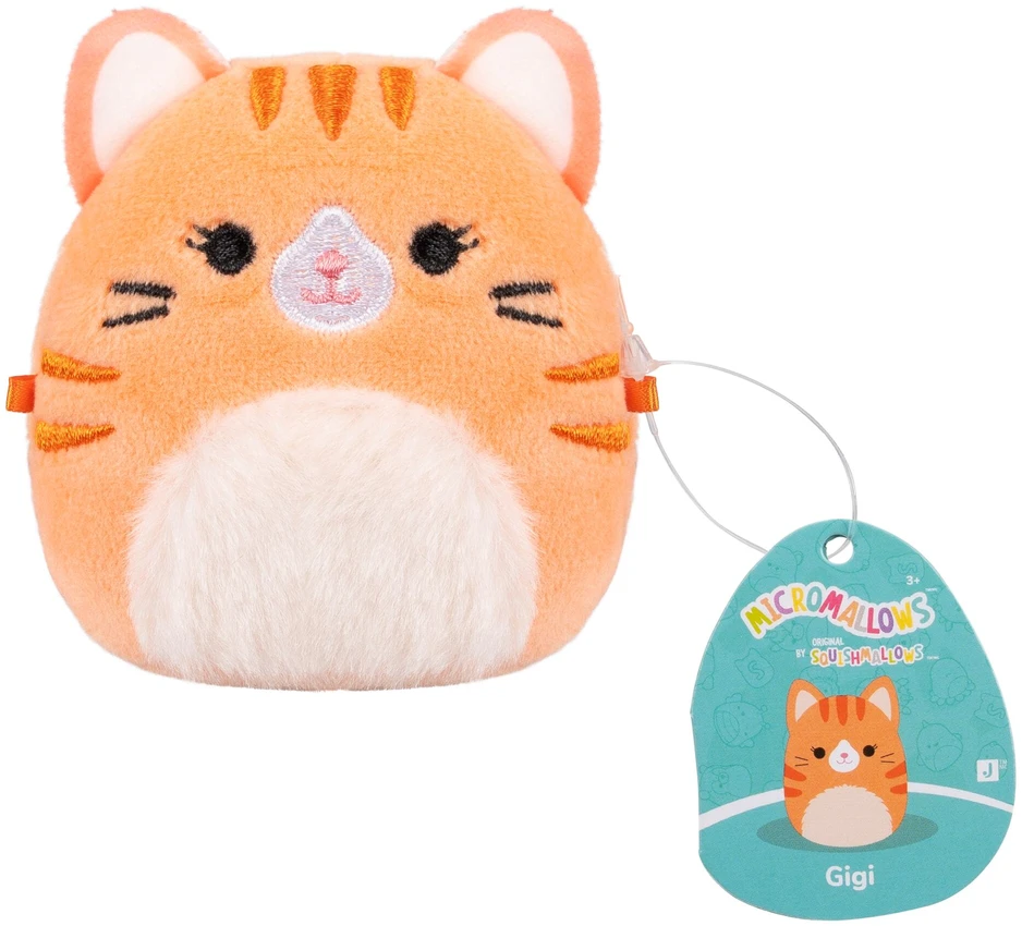 SQUISHMALLOWS Paslaptingas pliušinis gyvūnėlis „Micromallows“, 6 cm