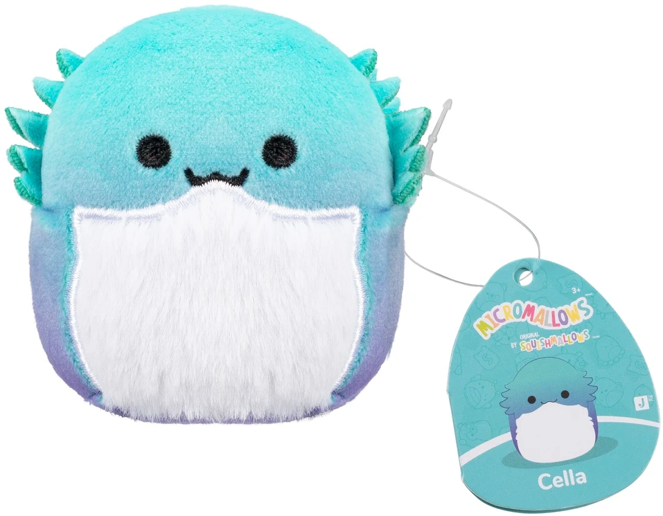 SQUISHMALLOWS Paslaptingas pliušinis gyvūnėlis „Micromallows“, 6 cm