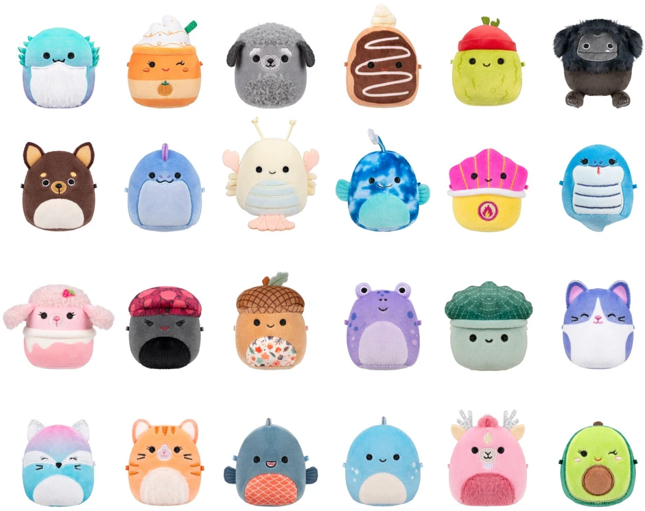 SQUISHMALLOWS Paslaptingas pliušinis gyvūnėlis „Micromallows“, 6 cm