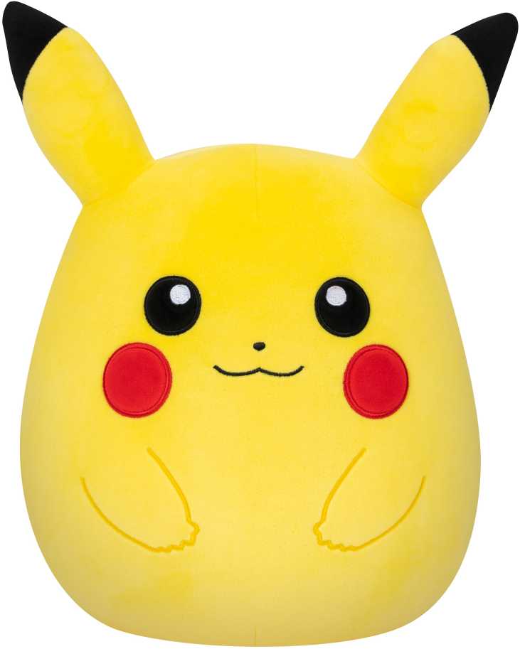 SQUISHMALLOWS Pokemon pliušinis žaislas Pikachu, 25 cm