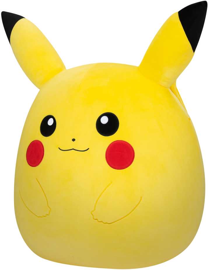SQUISHMALLOWS Pokemon pliušinis žaislas Winking Pikachu, 50 cm