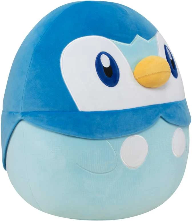 SQUISHMALLOWS Pokemon pliušinis žaislas Piplup, 35 cm