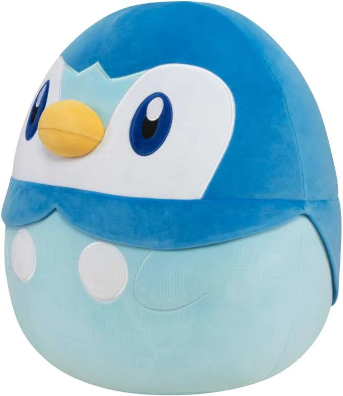 SQUISHMALLOWS Pokemon pliušinis žaislas Piplup, 35 cm