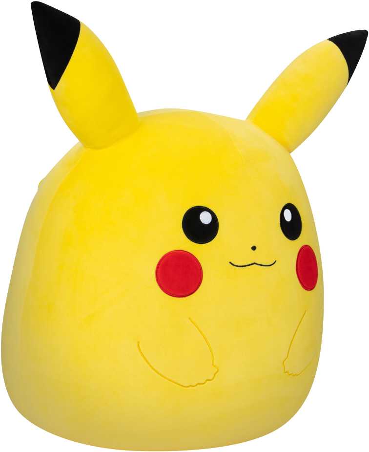 SQUISHMALLOWS Pokemon pliušinis žaislas Winking Pikachu, 50 cm