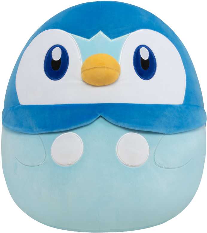 SQUISHMALLOWS Pokemon pliušinis žaislas Piplup, 35 cm aprašymas - Prekės nuotrauka