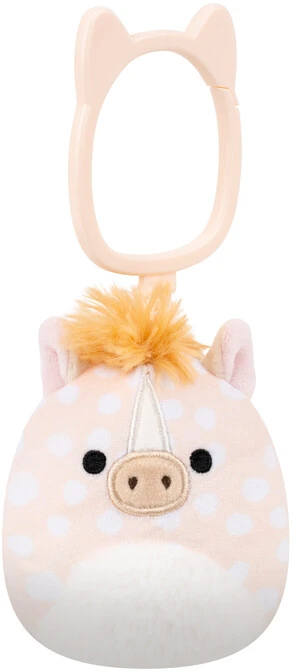 SQUISHMALLOWS Prisegamas pliušinis žaislas, 8 cm