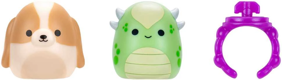 SQUISHMALLOWS SQUISH-A-LONGS Herojai-siurprizai, 2 vnt., 2,5 cm