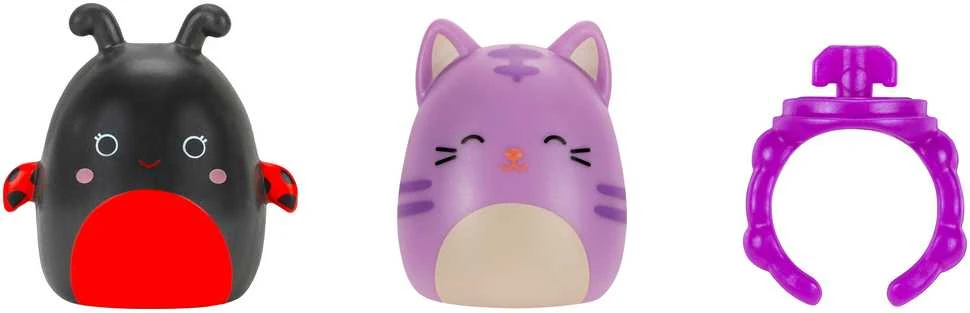 SQUISHMALLOWS SQUISH-A-LONGS Herojai-siurprizai, 2 vnt., 2,5 cm