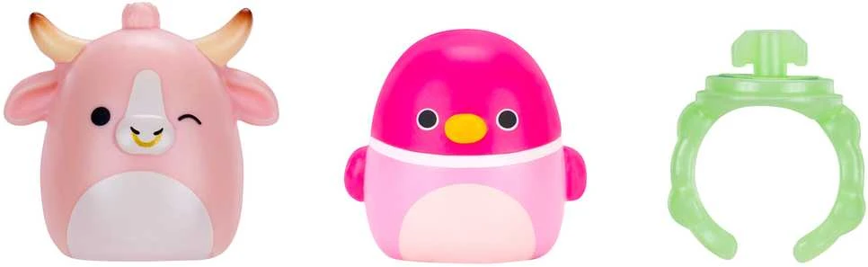 SQUISHMALLOWS SQUISH-A-LONGS Herojai-siurprizai, 2 vnt., 2,5 cm