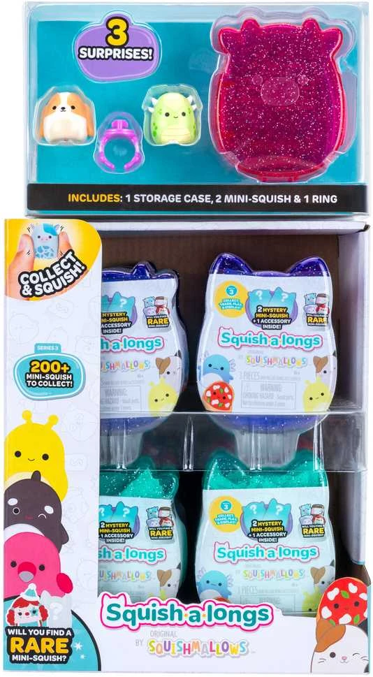 SQUISHMALLOWS SQUISH-A-LONGS Herojai-siurprizai, 2 vnt., 2,5 cm