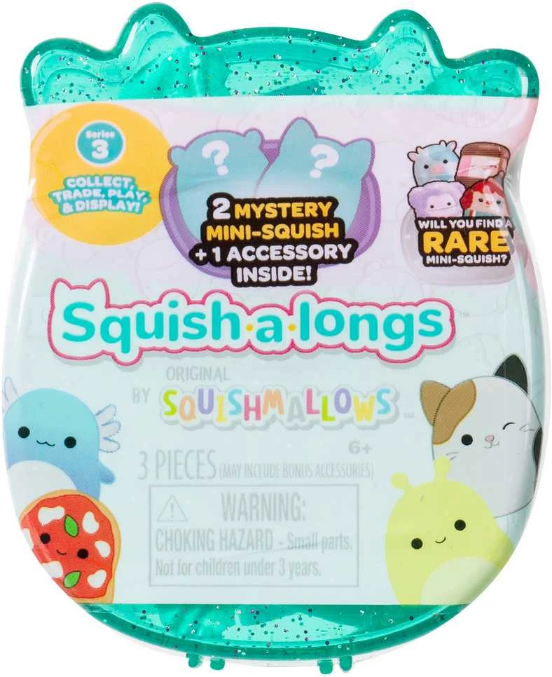 SQUISHMALLOWS SQUISH-A-LONGS Herojai-siurprizai, 2 vnt., 2,5 cm