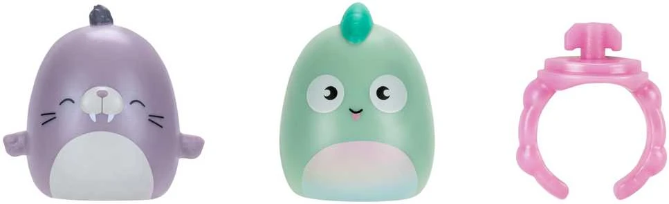 SQUISHMALLOWS SQUISH-A-LONGS Herojai-siurprizai, 2 vnt., 2,5 cm