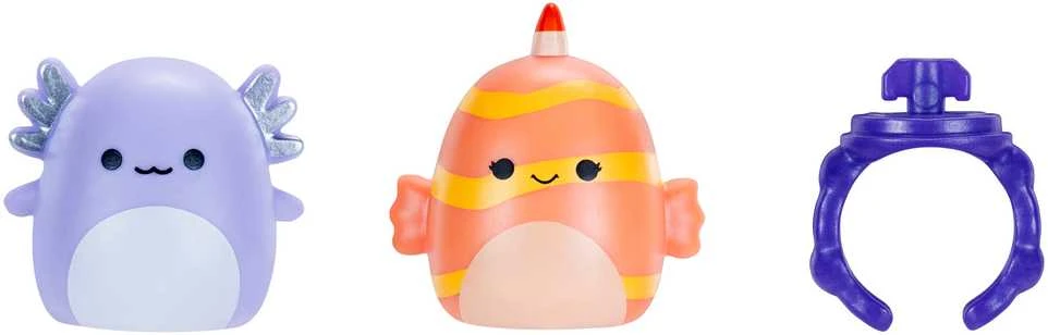 SQUISHMALLOWS SQUISH-A-LONGS Herojai-siurprizai, 2 vnt., 2,5 cm