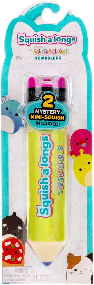 SQUISHMALLOWS SQUISH-A-LONGS Rinkinys su 2 mini figūrėlėmis