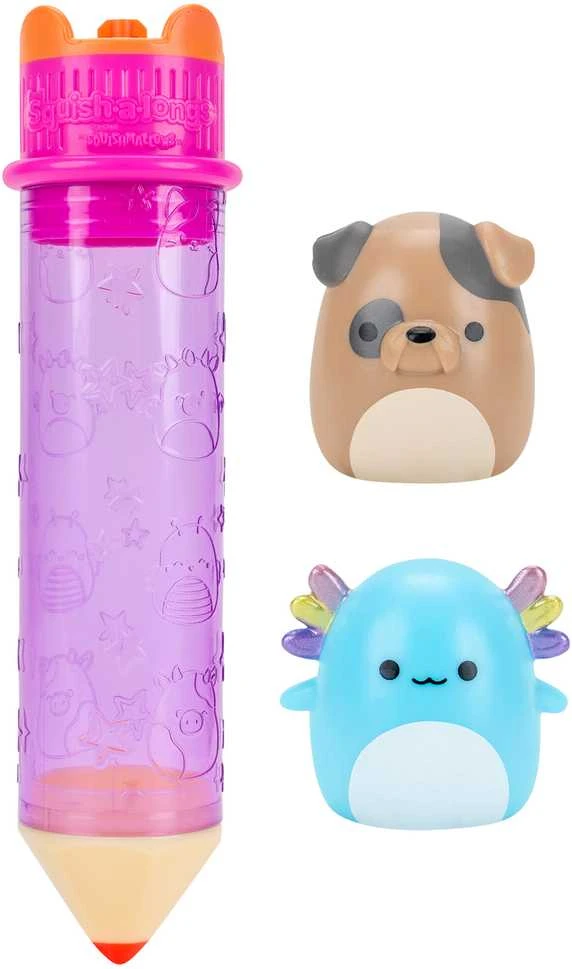 SQUISHMALLOWS SQUISH-A-LONGS Rinkinys su 2 mini figūrėlėmis