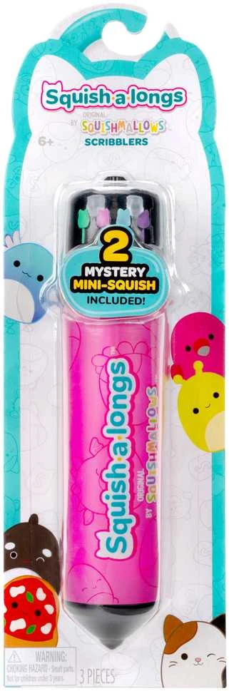 SQUISHMALLOWS SQUISH-A-LONGS Rinkinys su 2 mini figūrėlėmis